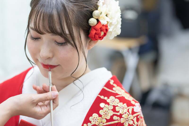 お色直し・・・