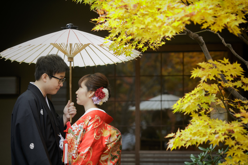 紅葉と一緒に・・・