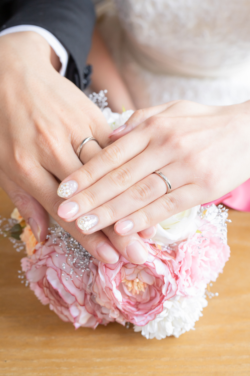 お手元ショットも