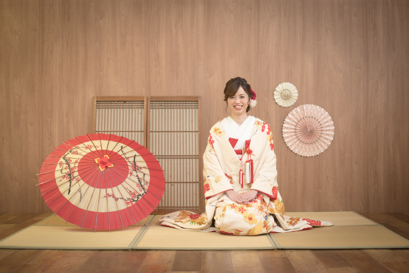 お座りショット