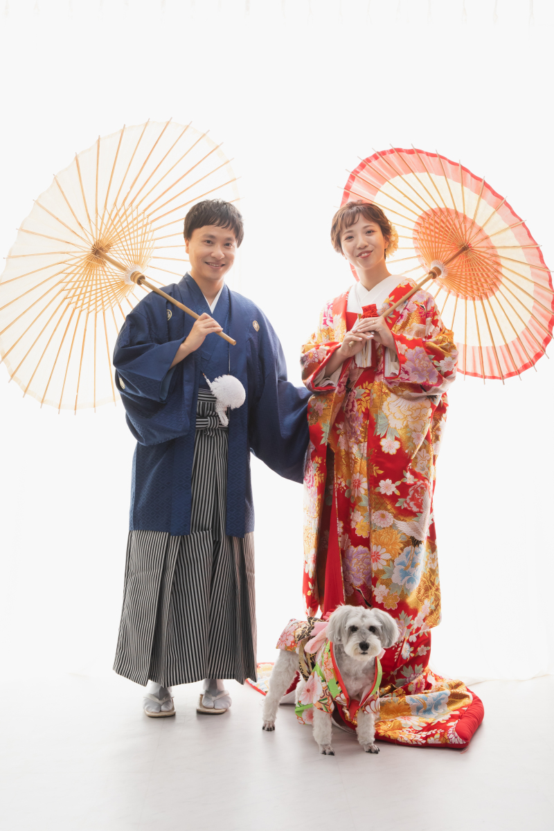 わんちゃんも一緒に