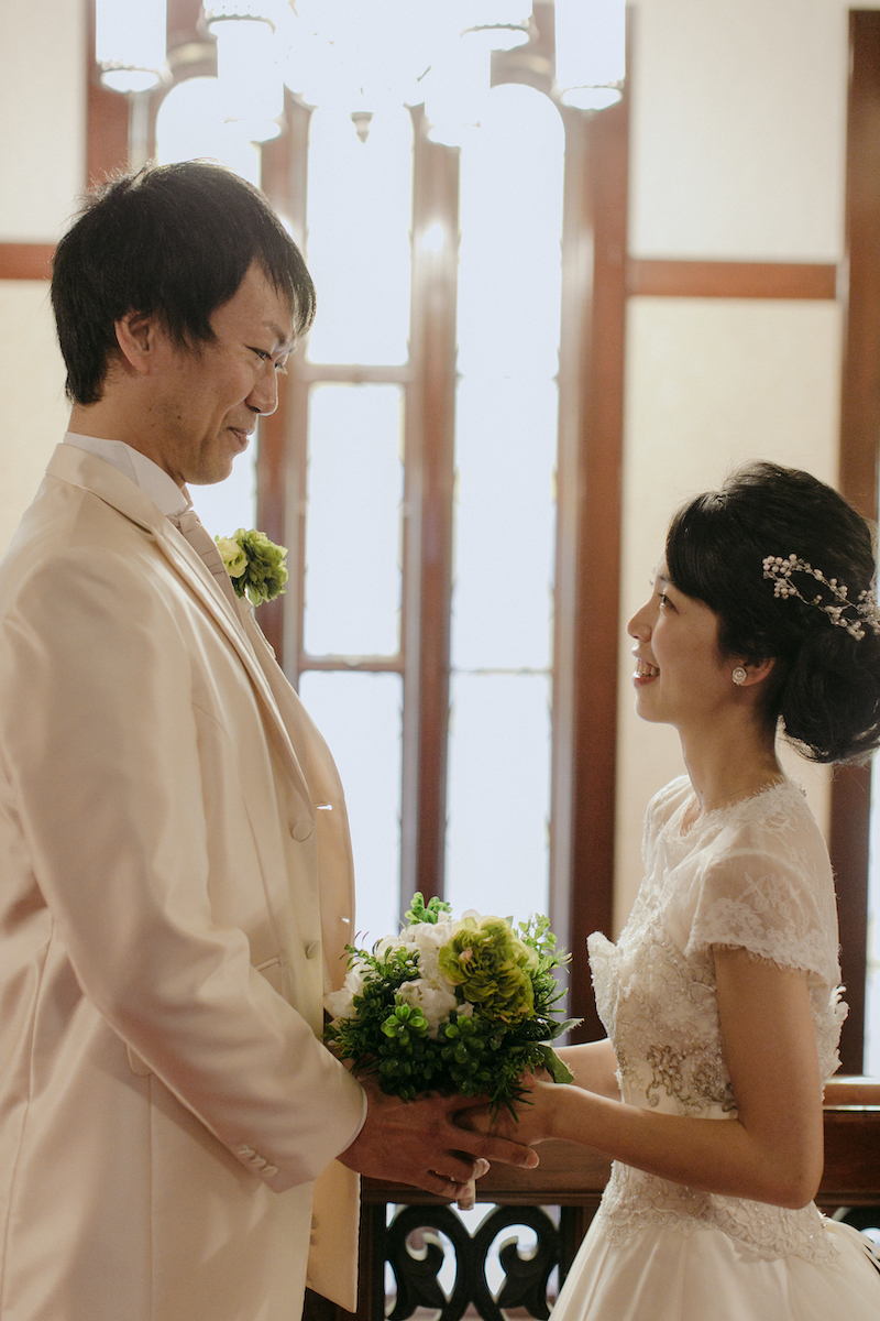 見つめあって・・・