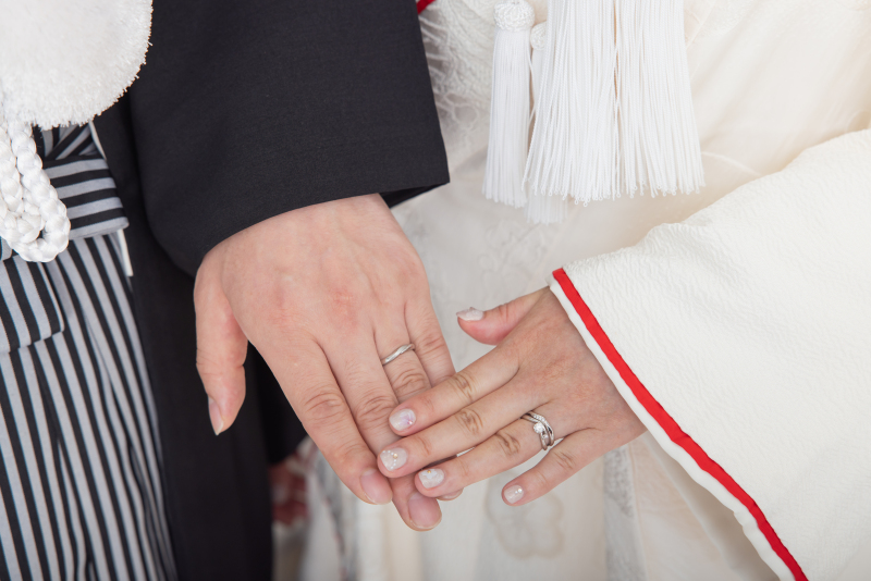 お手元ショットも