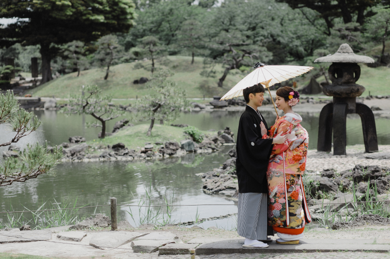 旧芝離宮・東京駅夜景