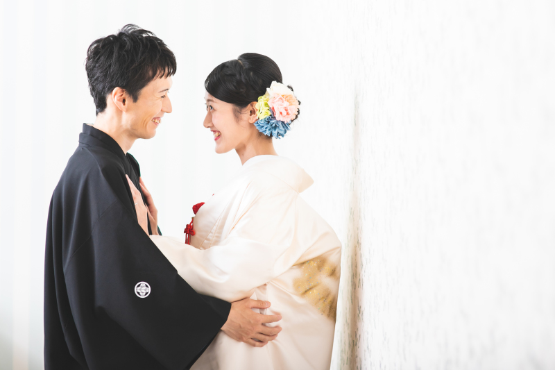 見つめ合うお二人・・