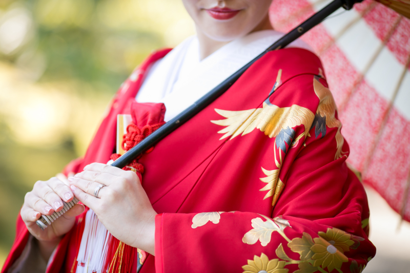 指輪もお写真に