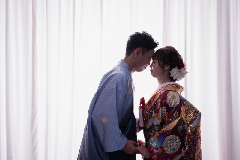 シルエットショットも