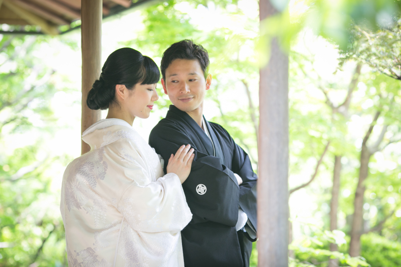 お二人寄り添って