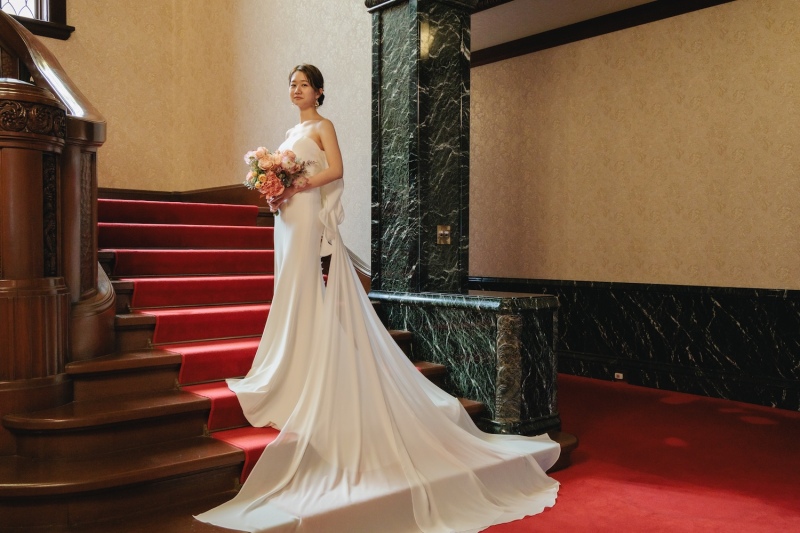 新婦様ソロショットが素敵！