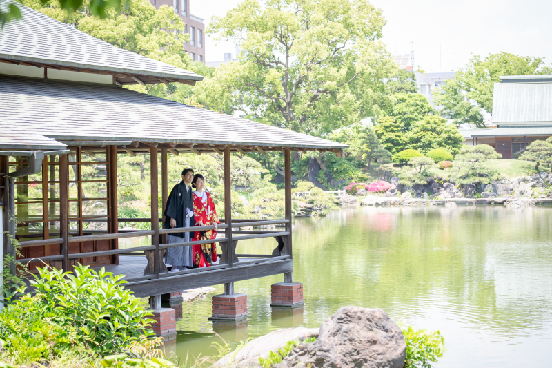 池を眺めながら・・・