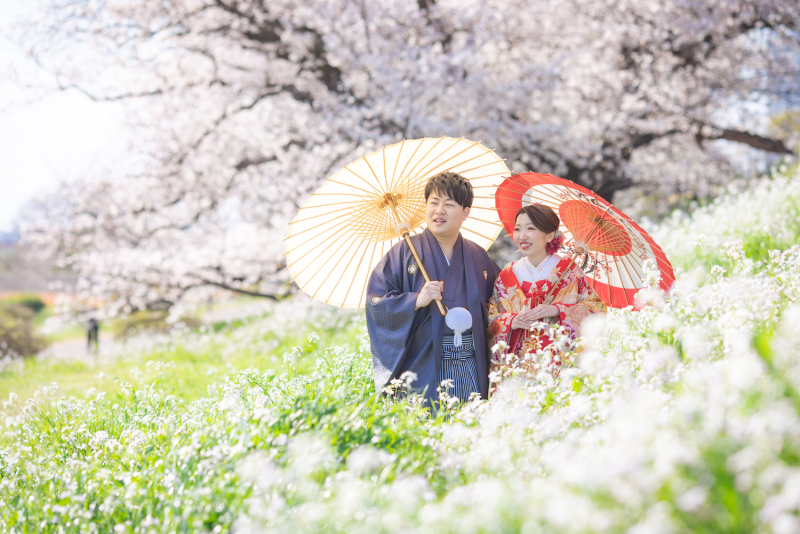 お二人の笑顔満点な素敵な表情が印象的な１枚に！