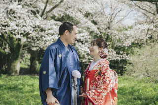 昭和記念公園　和装2着撮影