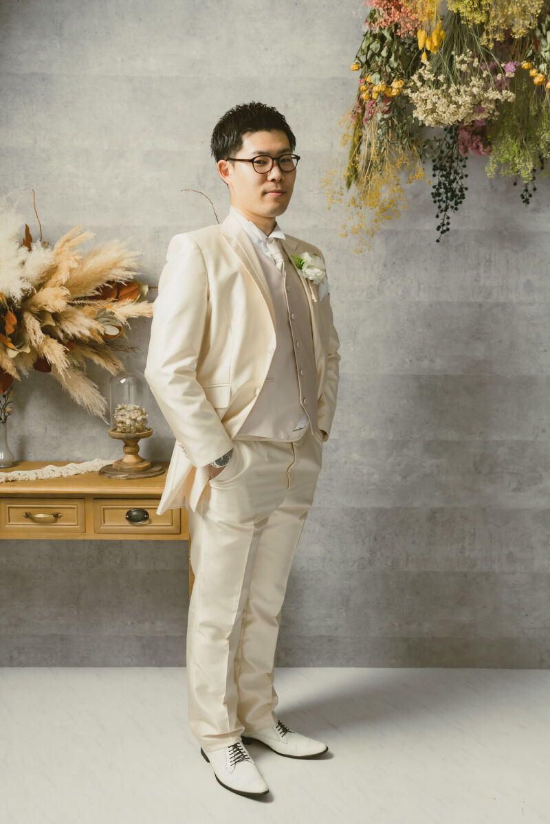 ご新郎様ソロショット