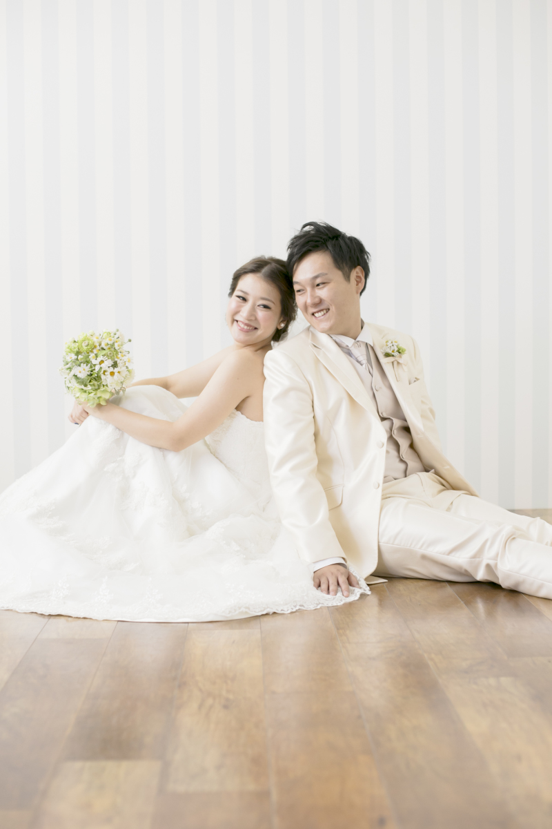 お座りショット