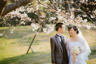 海と桜と一緒に♪