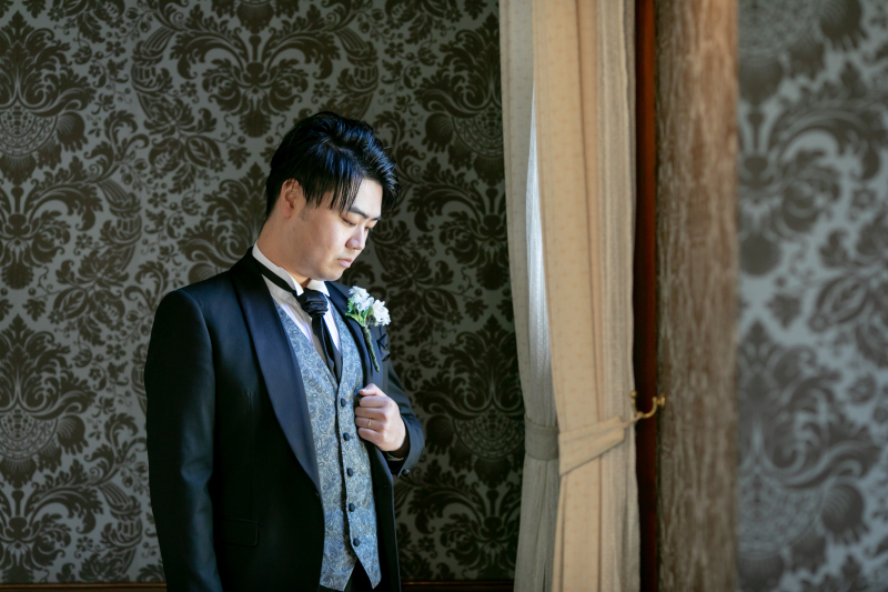 新郎様ソロショット！