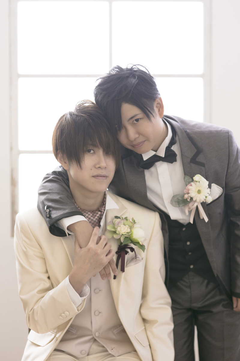 寄り添い合う・・・