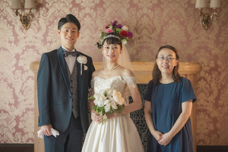 撮影の結びは、ご家族様と一緒に思い出を残せます