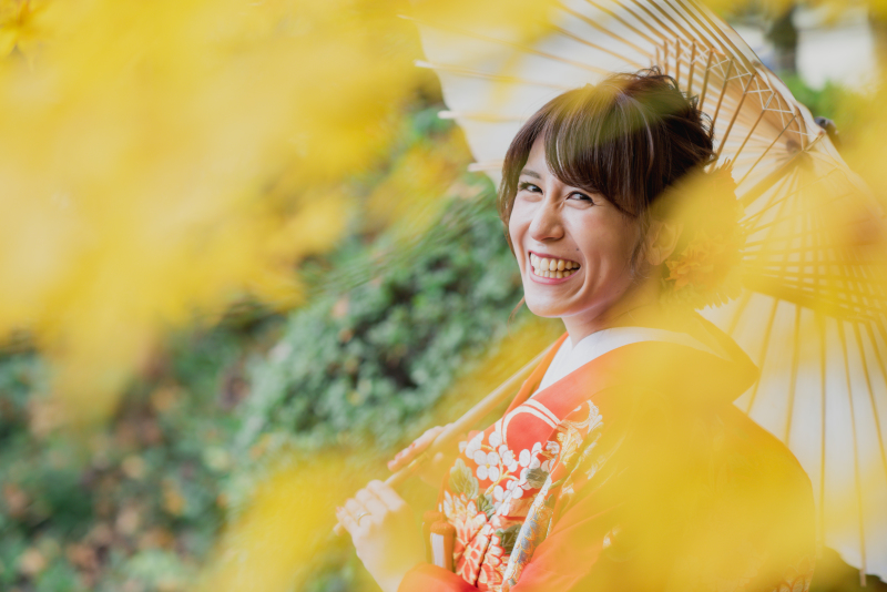 振り向きショット