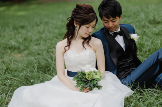 洋装　ロケーション撮影