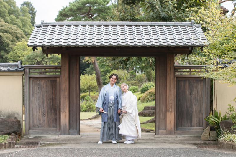 和装ロケ 肥後細川庭園
