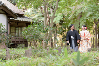 盧花恒春園　和装　ロケーション
