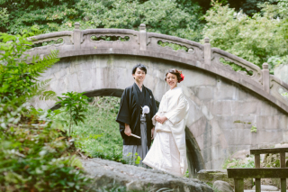 小石川後楽園 和装ロケ