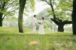 洋装　ロケーション撮影