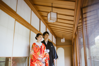 和室も楽しみ庭園ロケーション