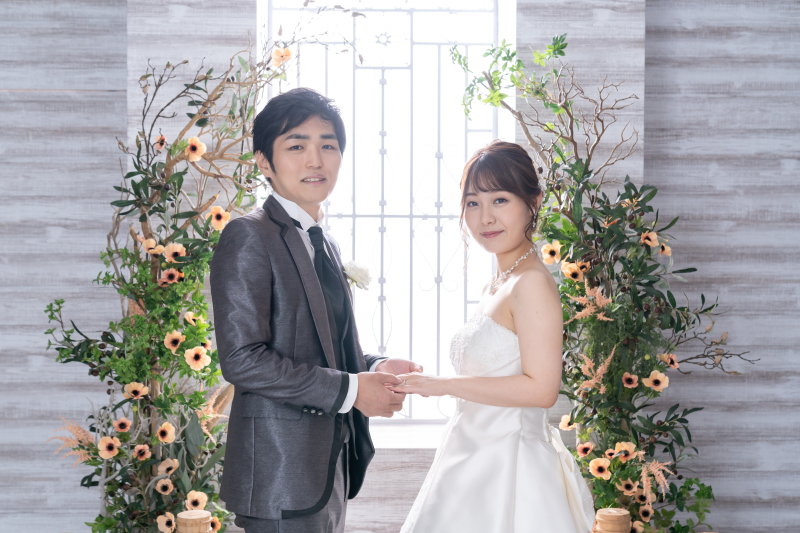 指輪をはめて♡