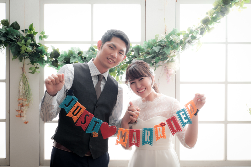 ドレス・タキシードに着替えて・・・