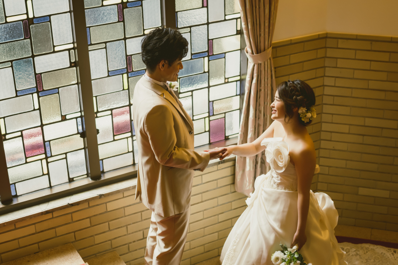 手繋ぎショット