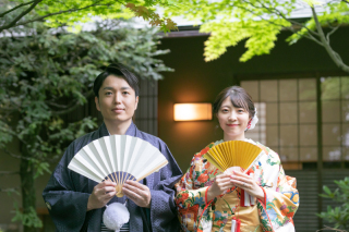 目白庭園　和装撮影