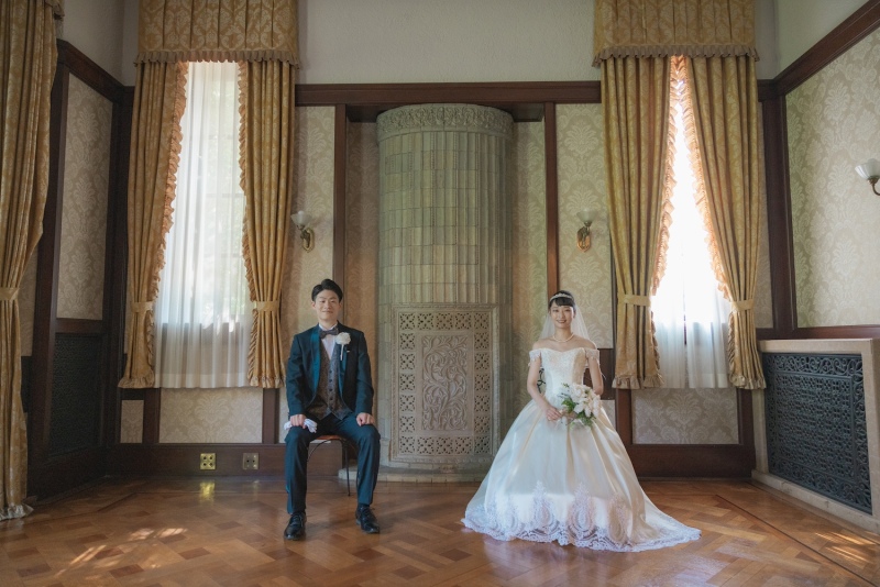 【洋館・邸宅プラン】旧前田侯爵邸貸切撮影洋装プラン◆ご新婦ヘアセット&メイク込み