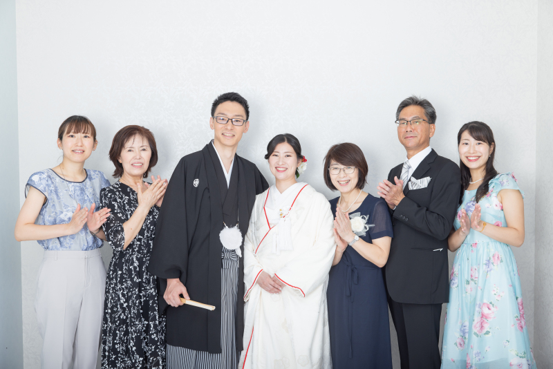 ご家族に囲まれて