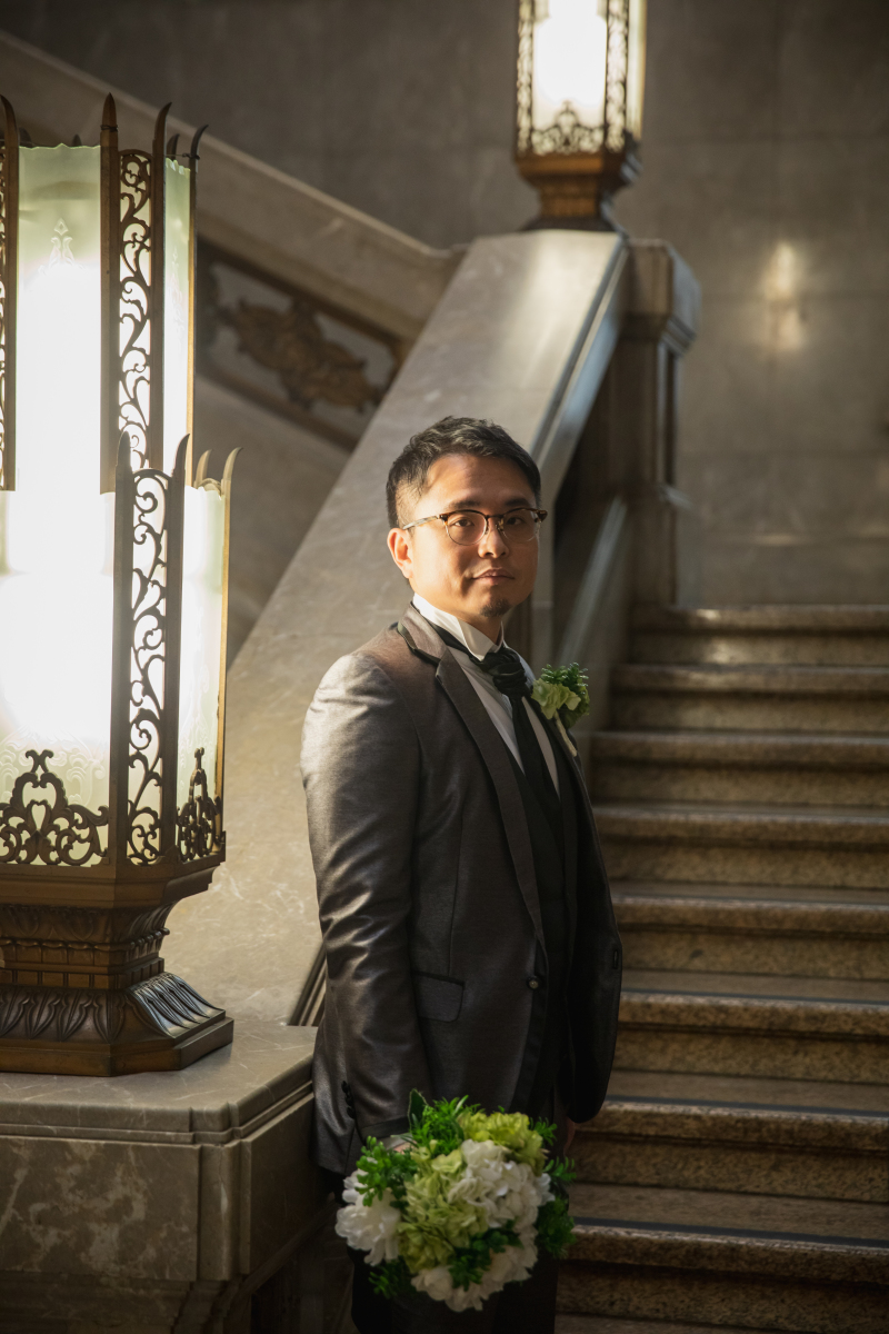 ご新郎様ソロショット