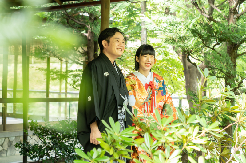 緑に囲まれて