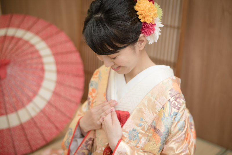 ご新婦さまのソロショットです