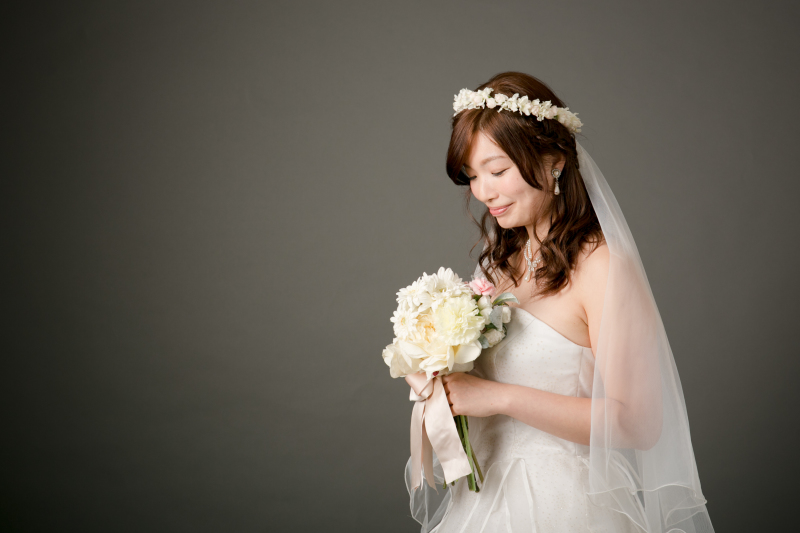 ブーケを見つめて…