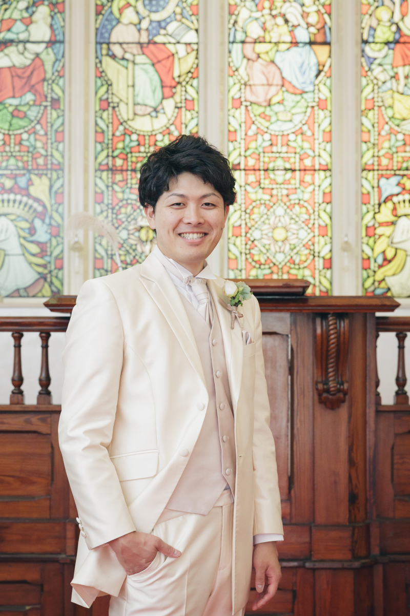 ご新郎様ソロショット！