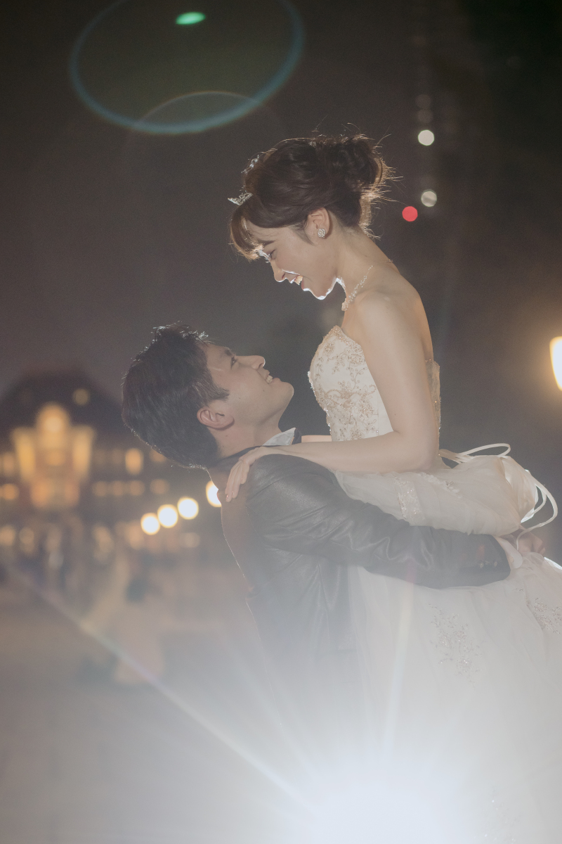 ご新婦様をだっこで♡