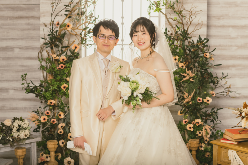 ドレスにお召し変え