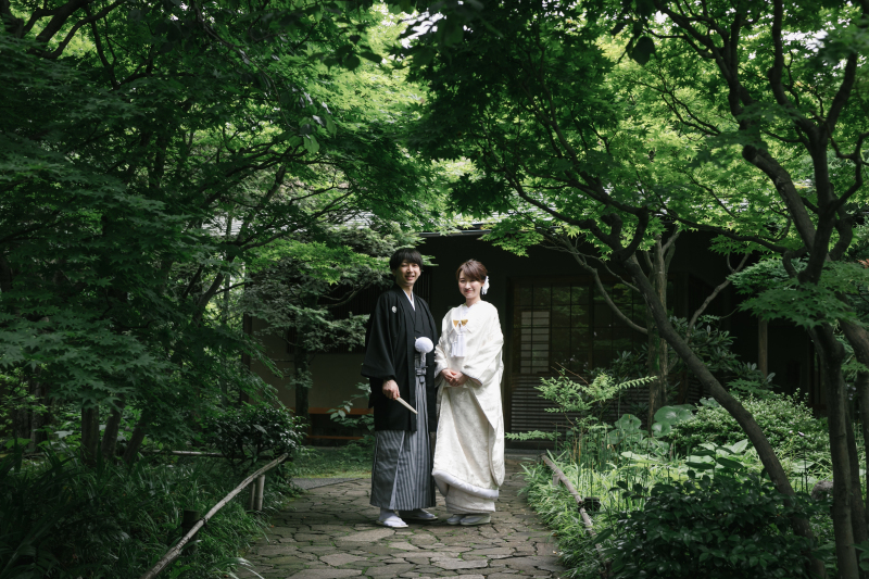 緑深い目白庭園