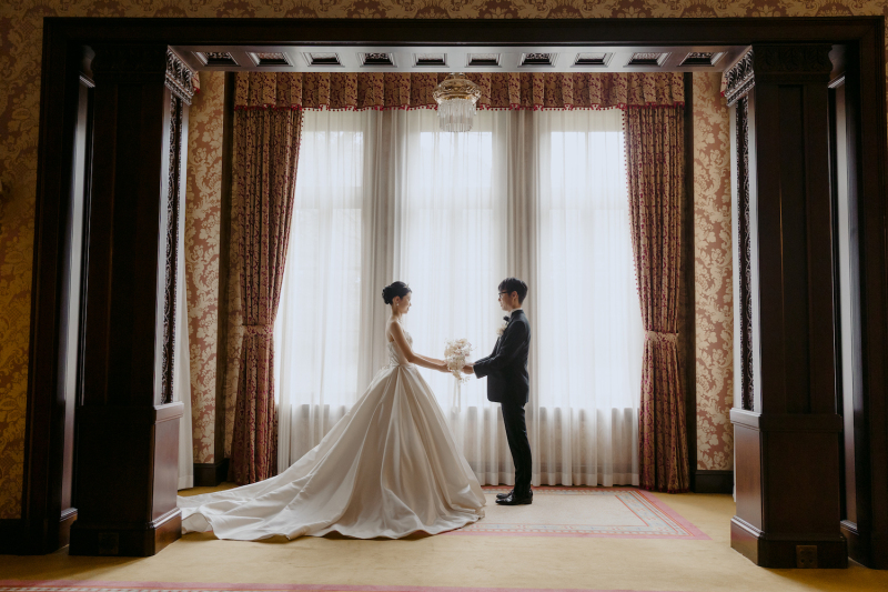 シルエット撮影風なショットがとても素敵な1枚に!