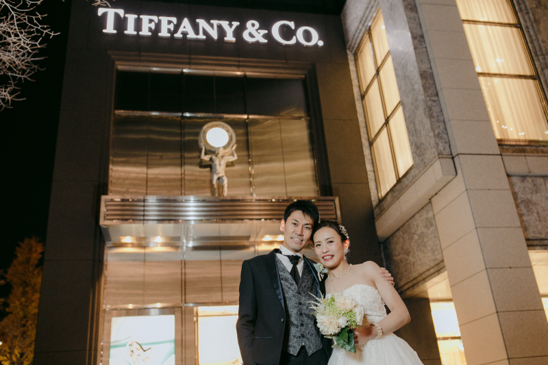 和洋装スタジオロケーション撮影