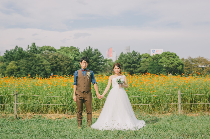 コスモスと一緒に・・♡