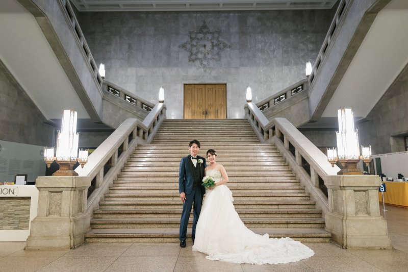 東京国立博物館で洋装撮影!