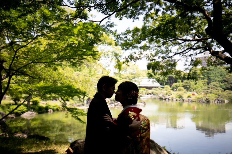 お二人のシルエット♪