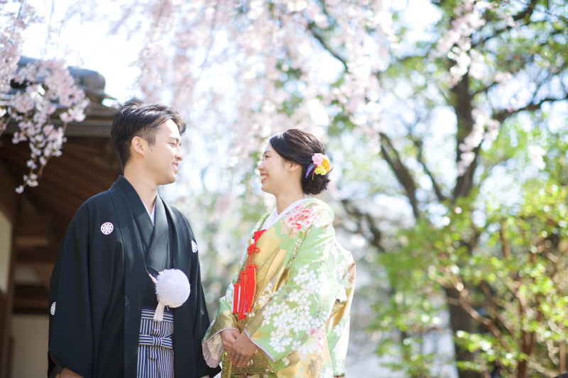 和装に着替えて。。。