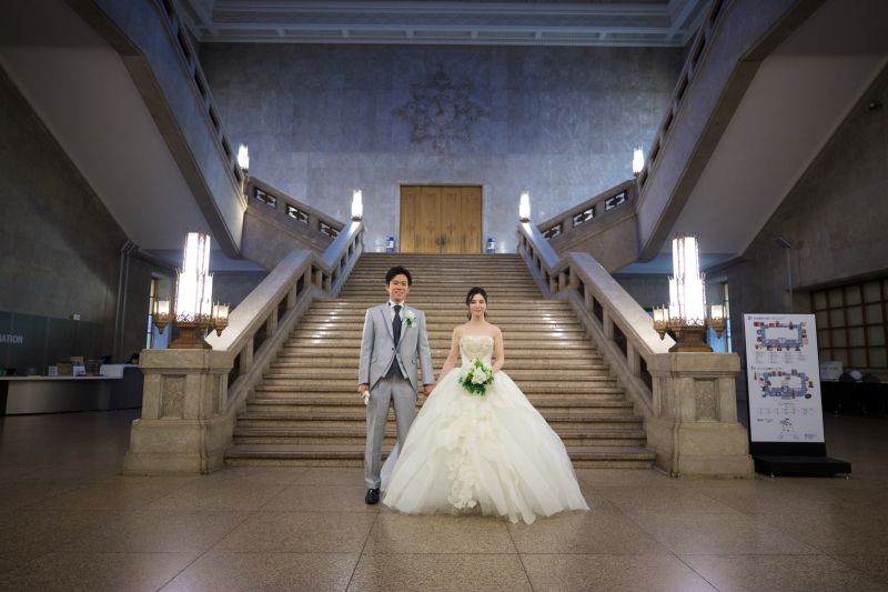 和装洋装　ロケーション